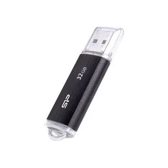 USB zibatmiņa Silicon Power Ultima U02 32 GB, USB 2.0, Black