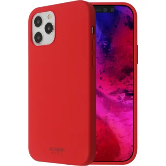 Apple Iphone 12/12 Pro Smoothie Silicone Cover By So Seven Red