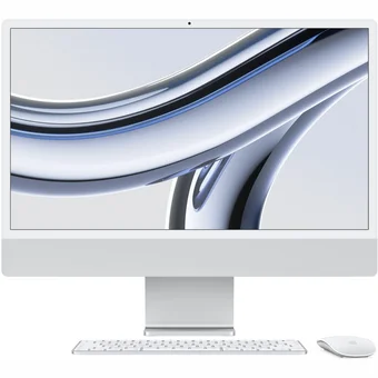 Stacionārais dators Apple iMac 24-inch M3 chip with 8 core CPU and 10 core GPU 512GB - Silver RUS