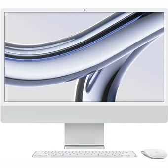 Stacionārais dators Apple iMac 24-inch M3 chip with 8 core CPU and 8 core GPU 256GB - Silver RUS