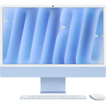 Stacionārais dators Apple iMac 24-inch M4 chip with 8 core CPU and 8 core GPU 16+256GB - Blue INT