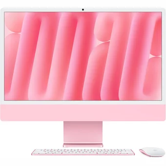 Stacionārais dators Apple iMac 24-inch M4 chip with 8 core CPU and 8 core GPU 16+256GB - Pink INT