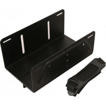 Stacionārā datora korpuss Techly Side desk / wall mount computer PC holder with adjustable straps black