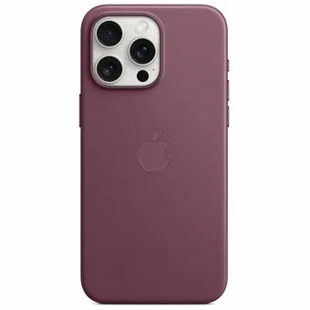 Apple iPhone 15 Pro Max FineWoven Case with MagSafe - Mulberry [Mazlietots]