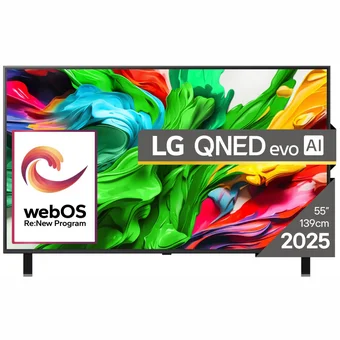 Televizori LG 55" UHD QNED evo AI Smart TV 55QNED85A3C