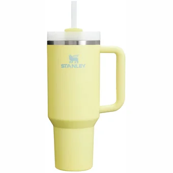 Termokrūze ar salmiņu Stanley The Quencher H2.O FlowState Tumbler 1.18l Pomelo