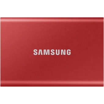 Ārējais cietais disks Samsung T7 1TB MU-PC1T0R/WW Red