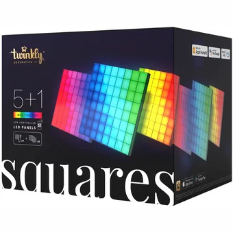 Twinkly Squares Starter 16x16cm 64RGB 6 gab.