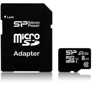 Silicon Power Elite 8 GB MicroSDHC