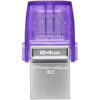 USB zibatmiņa Kingston DataTraveler microDuo 3C 64GB