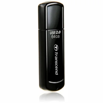 USB zibatmiņa Transcend JetFlash 350 64GB Black