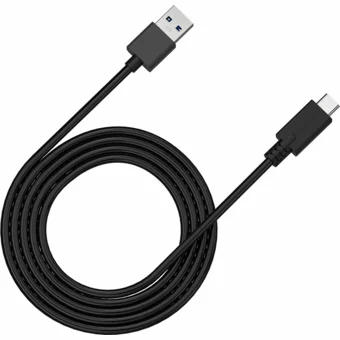 Lādētāji, kabeļi un adapteri Canyon USB-A 3.0 to USB-C Black 1.5m