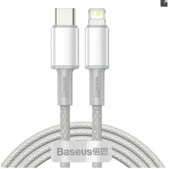 Baseus USB-C to Lightning 2m White
