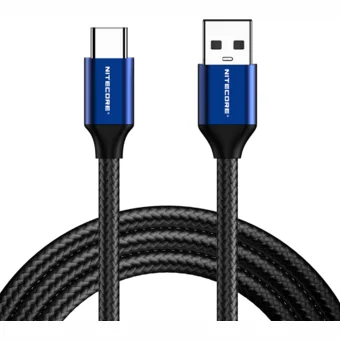 Nitecore USB-C TO USB-A 2.0 1m Black