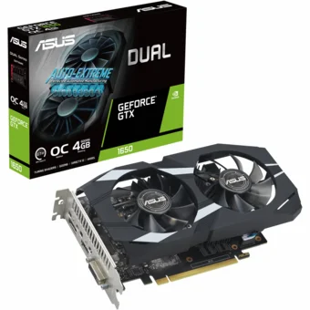 Videokarte Asus Dual GeForce GTX 1650 OC 4GB 90YV0EZD-M0NA00