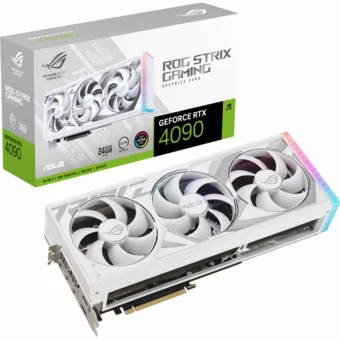 Videokarte Asus ROG Strix GeForce RTX 4090 White Edition 24GB