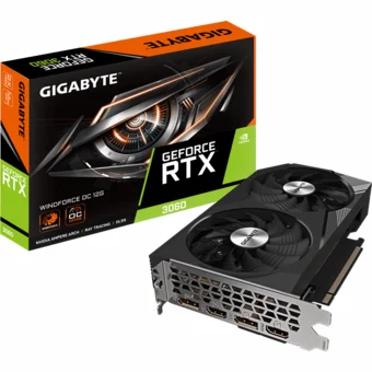 Videokarte Gigabyte GeForce RTX 3060 WINDFORCE OC (rev. 2.0) 12GB