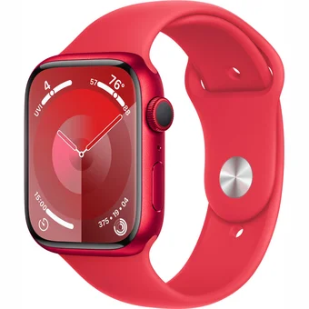 Viedpulkstenis Apple Watch Series 9 GPS 45mm (PRODUCT)RED Aluminium Case with (PRODUCT)RED Sport Band - M/L