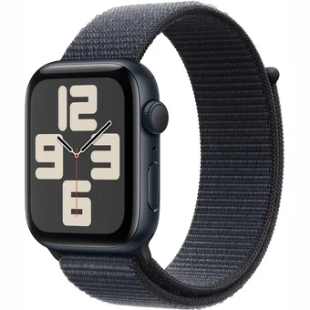 Viedpulkstenis Apple Watch SE 2024 GPS 40mm Midnight Aluminium Case with Ink Sport Loop