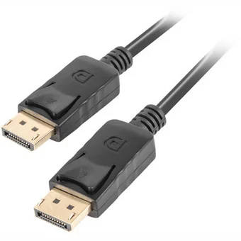 Kabeļi un vadi Lanberg DisplayPort M/M cable 0.5m 4K Black