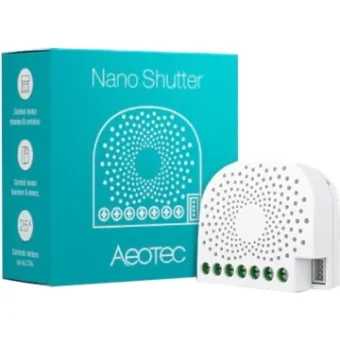 Iebūvējamais viedais slēdzis Aeotec Smart Home Nano Shutter Z-Wave ZW141