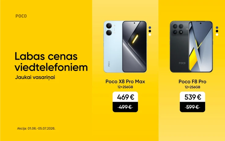 08052025 Xiaomi un POCO Viedtālruņi