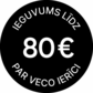 Garantētais atpirkuma bonuss 80 € apmērā