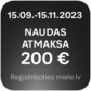 Saņem naudas atmaksu