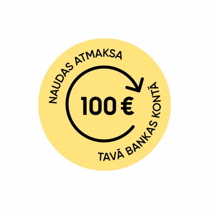 Atmaksa 100 € apmērā