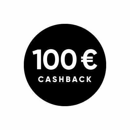 Cashback в размере 100 евро