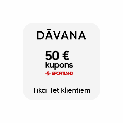 Saņem dāvanā veikala Sportland dāvanu karti
