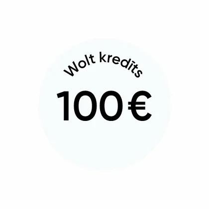 Saņem dāvanā 100€ Wolt kredītpunktus
