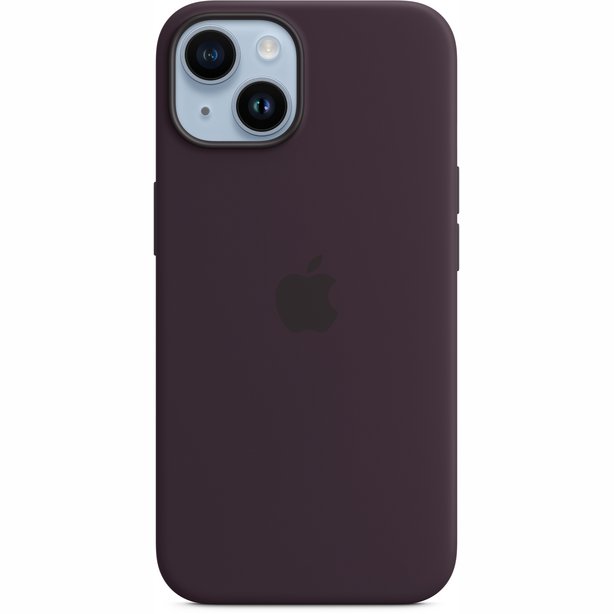 Apple Iphone 14 Silicone Case With Magsafe Elderberry 4110