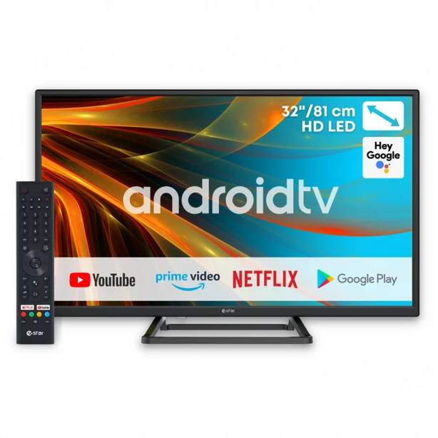eSTAR 32" HD LED Android TV LEDTV32A1T2