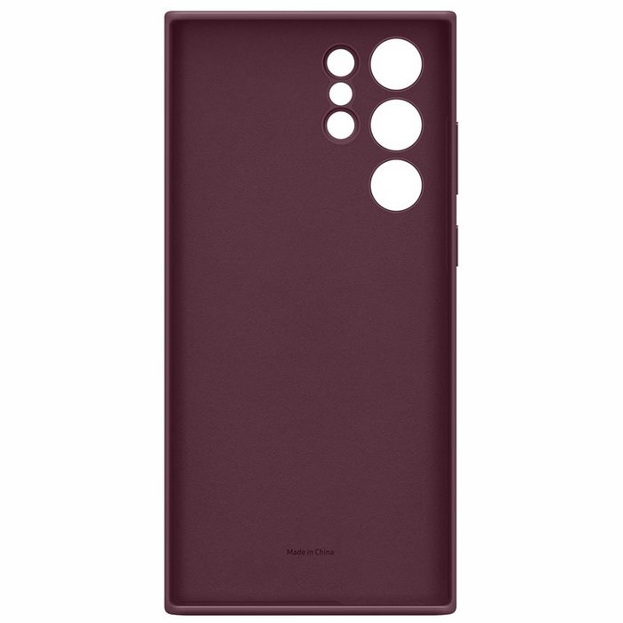 Samsung Galaxy S22 Ultra Silicone Case Burgundy