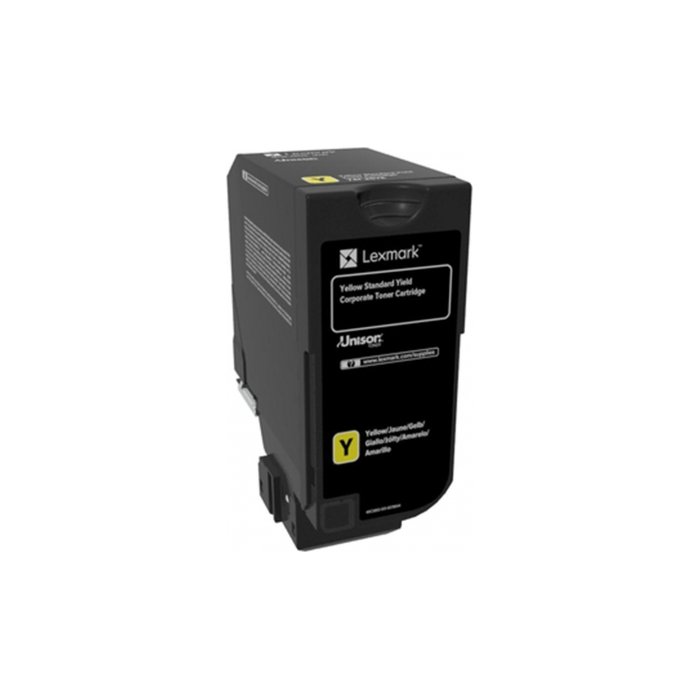 Printeru izejmateriāli Lexmark 7K Corporate Toner Yellow