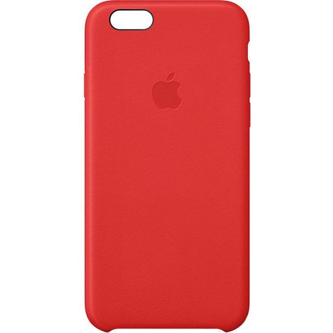 Viedtālruņu aksesuāri iPhone 6s Silicone Case RED