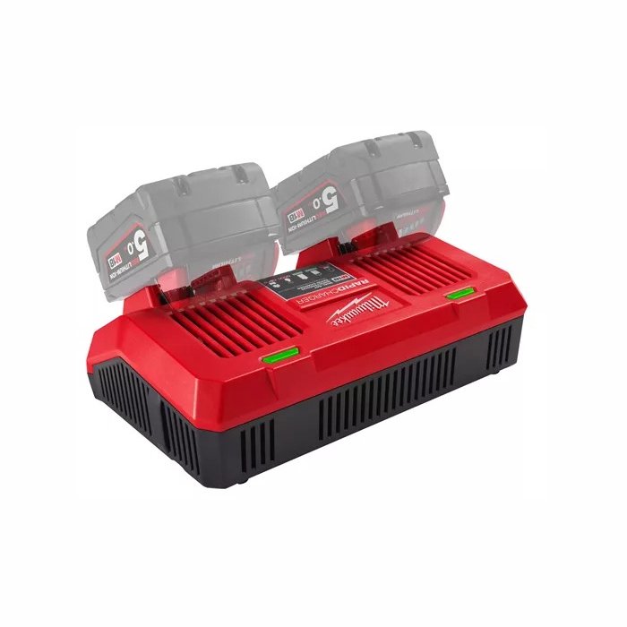Milwaukee M18™ divu ligzdu ātrās uzlādes lādētājs M18 DFC