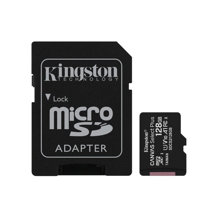 Kingston 128GB microSD Class 10 +ADP SDCS2/128GB