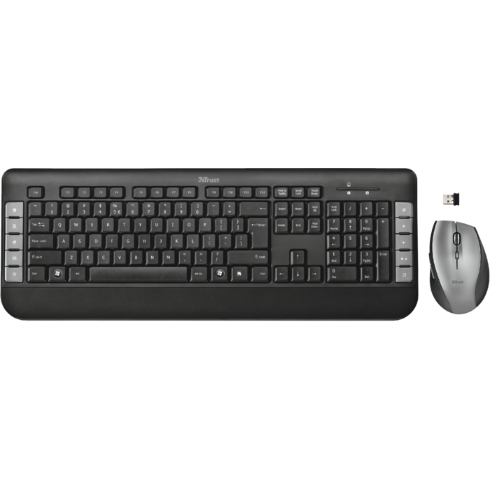 Klaviatūras Tecla Wireless Multimedia Keyboard with mouse