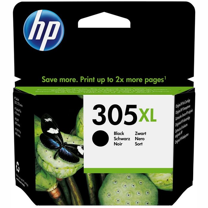 HP 305XL High Yield Black Original Ink Cartridge 3YM62AE#UUS