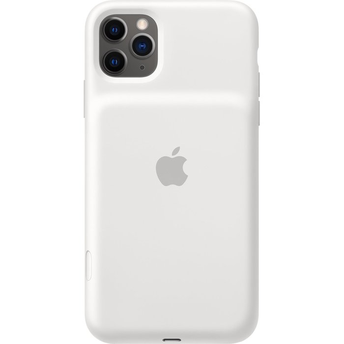 Telefona vāciņi un maciņi iPhone 11 Pro Max Smart Battery Case with Wireless Charging - White