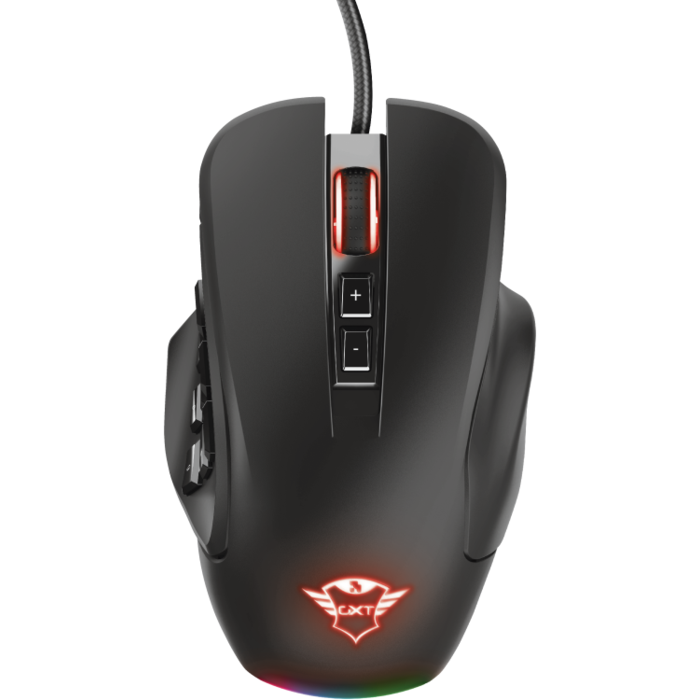 Компьютерная мышь Trust GXT 970 Morfix Customisable Gaming Mouse Black