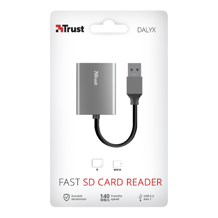 Atmiņas karšu lasītājs Trust SD / microSD Card Reader
