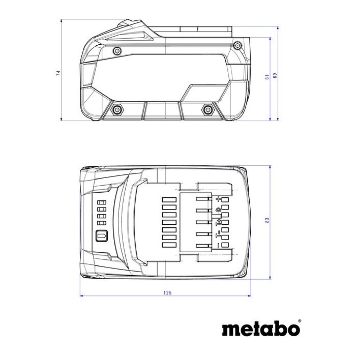 Akumulators Metabo 18 V / 8.0 Ah LiHD