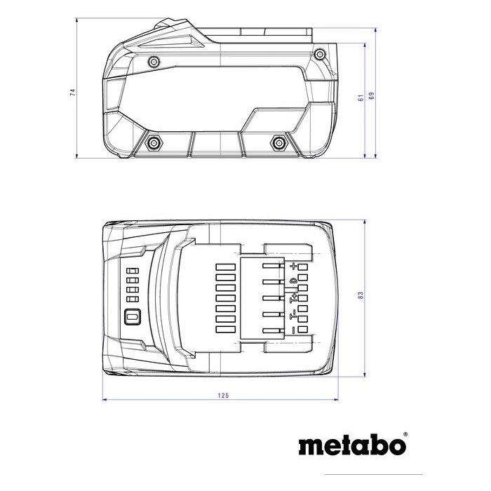 Akumulators Metabo 18 V / 10.0 Ah LiHD
