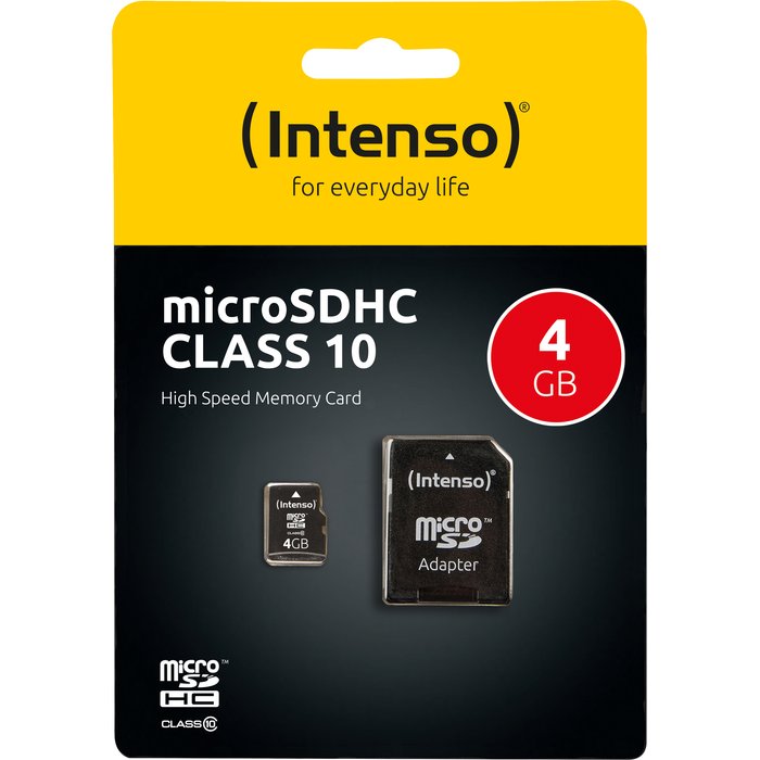 Intenso microSDHC Class 10 4 GB