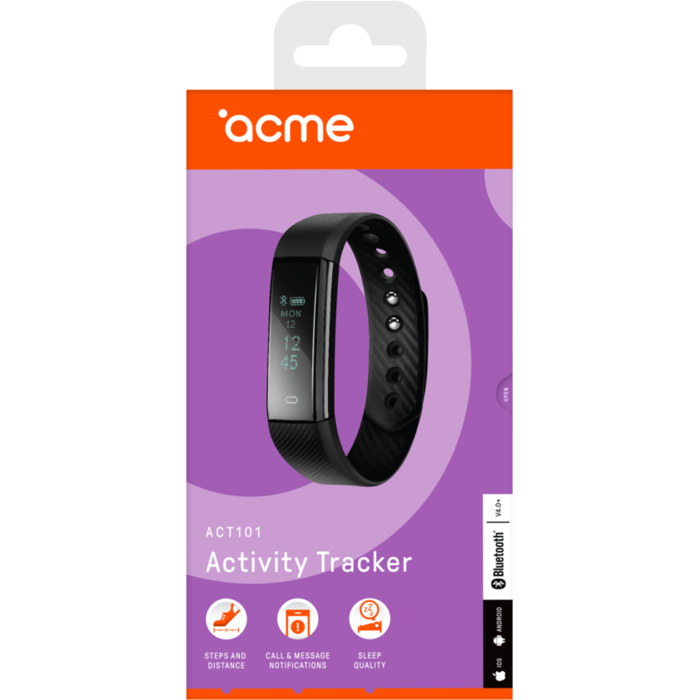 Acme FitnessActivity Tracker ACT101 Black