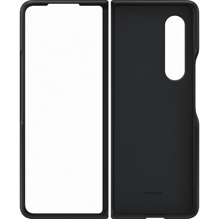 Samsung Galaxy Z Fold3 Leather Cover Black