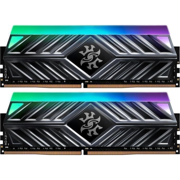Operatīvā atmiņa (RAM) ADATA XPG Spectrix D41 Titanium Gray 16GB 3200MHz CL16 KIT OF 2 AX4U320038G16A-DT41